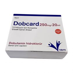 Добутамин Добкард Dobcard (dobutamine) р-р д/ин амп 250мг/20мл в Сарапуле и области фото