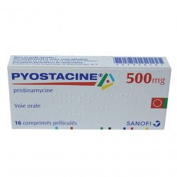 Пиостацин (Пристинамицин) таблетки 500мг №16 в Сарапуле и области фото