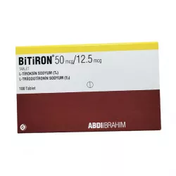 Битирон (аналог Новотирал, Тиреотом) таб. 50 12,5мкг №100