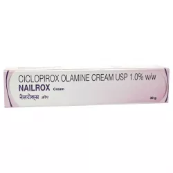 Циклопирокс крем от грибка ногтей 1% (Nailrox)  Индия 30г фото
